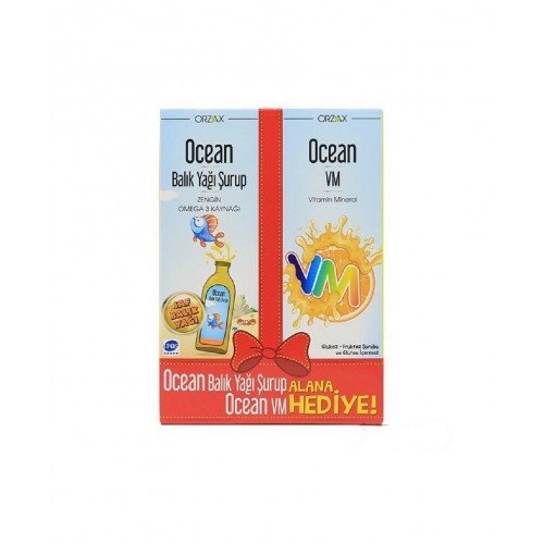 Ocean Balık Yağı 150 ml   Ocean VM 150 ml | Kalp ve Beyin Fonksiyonlarının İyileştirilmesine Yardımcı Takviye Edici Gıda
