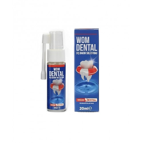 Wom Dental Diş Bakım Solüsyonu 20 ml | Diş Plaklarının Oluşumunu Azaltmaya Yardımcı Ağız Bakımı