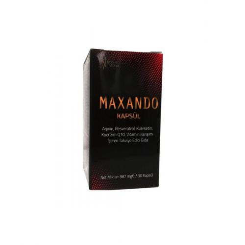 Maxando 30 Kapsül | Koenzim Q10 ve Vitamin Karışımı Takviye Edici Gıda