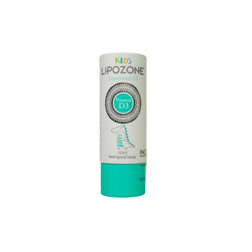 Lipozone Kids Lipozomal D3 400 IU 60 ml | Çocukların Sağlıklı Büyüme ve Gelişimi İçin Gerekli Olan D Vitaminini İçeren Takviye Edici Gıda