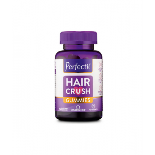Vitabiotics Perfectil Hair Crush Gummies 60 Çiğneme Tablet | Saç Sağlığını Destekleyici Takviye