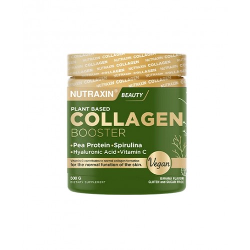 Nutraxin Vegan Collagen Booster 300 g | Cilt, Saç ve Tırnak Sağlığına Katkıda Bulunan Kolajen Takviyesi