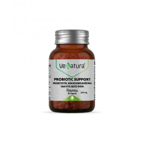 VeNatura Probiotic Support 30 Kapsül | Sindirim Sistemini Düzenlemeye Yardımcı Probiyotik Bakteri İçeren Takviye