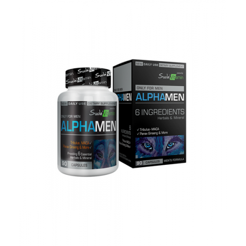 Suda Vitamin Alpha Men 90 Kapsül | Erkek Sağlığını Desteklemek İçin Geliştirilmiş Özel Takviye Ürünü