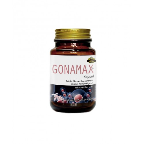Gonamax 30 Kapsül | Genel Zindeliği İyileştirmeye ve Bağışıklık Sistemini Güçlendirmeye Yardımcı Takviye Edici Gıda