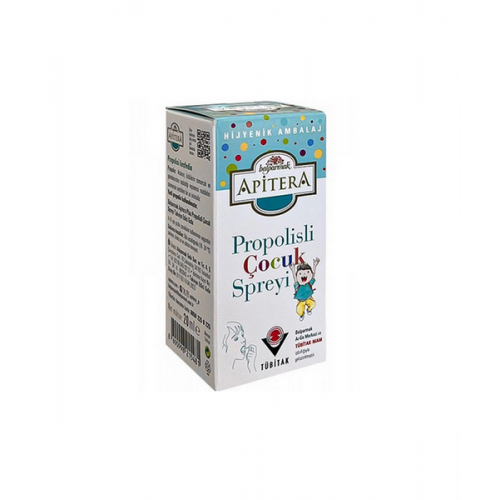 Apitera Propolisli Çocuk Spreyi 20 ml | Saf Propolis İçeren Ahududu Aromalı Takviye Edici Gıda
