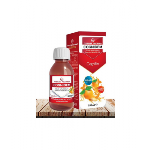 Cognidem Şurup 150 ml | Sitikolin ve Fosfotidilserin İçeren Sıvı Takviye Edici Gıda