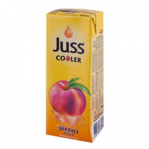 Juss Cooler Meyve Suyu Şeftali (200 ml x  27 Adet)