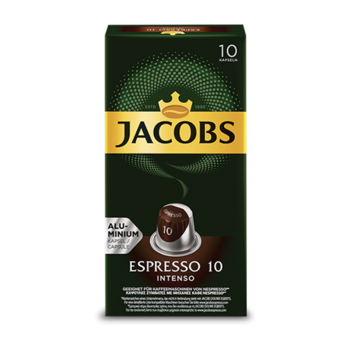 Jacobs Espresso 10 Intenso Kapsül Kahve 10 lu