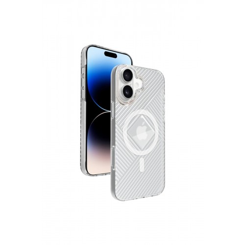 Joko iPhone 16 Stella PC Sert Magsafe Kılıf - Şeffaf