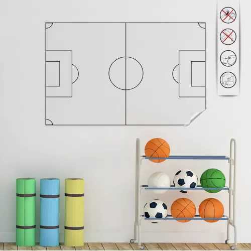 Statik Kağıt Futbol Taktik Tahtası 70 CM X 100 CM