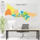 Statik Kağıt İstanbul Haritası 72 CM X 135 CM 