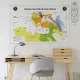 Statik Kağıt Osmanlı Haritası 100 CM X 150 CM