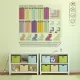 Statik Kağıt Renkli Çarpım Tablosu 100 CM X 100 CM 