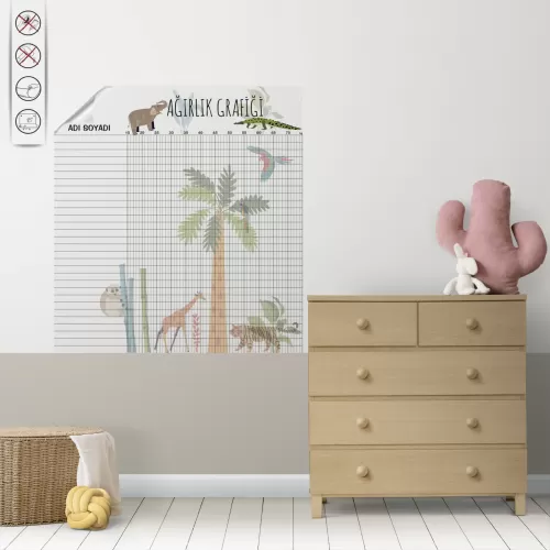 Statik Kağıt Ağırlık Grafiği 85 CM X 95 CM