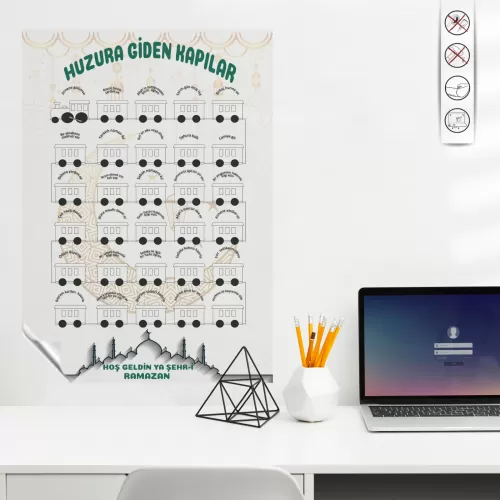 Statik Kağıt Huzur Treni 50 CM X 70 CM 