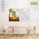 Statik Kağıt Hayvanlı Boyama Çalışması (Model- 2) 150 CM X 250 CM 
