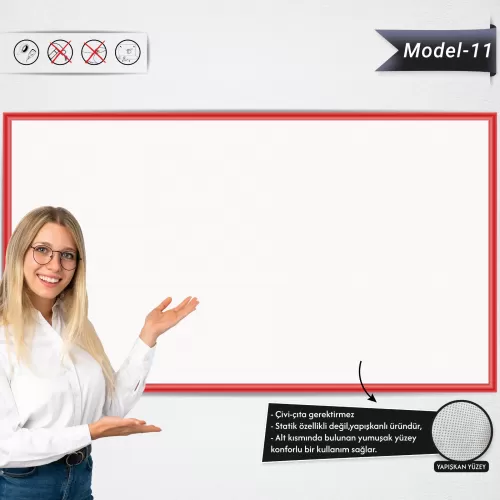 Yapışkanlı Renkli Profesyonel Tahta ( Model -11) 90 CM X 120 CM 