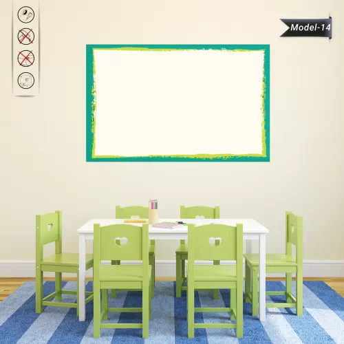 Yapışkanlı Renkli Profesyonel Tahta ( Model -14) 90 CM X 120 CM 