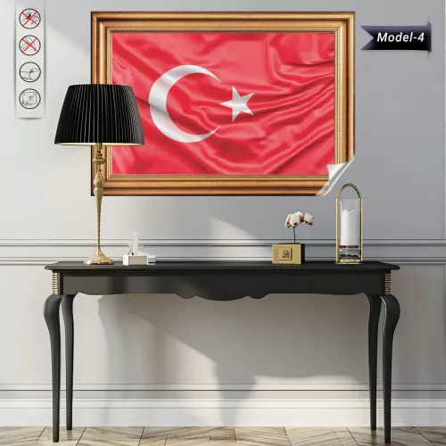Türk Bayrağı (Model-4) 58 CM X 83 CM