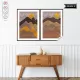 Statik Tutunma Özellikli Tablo - Poster  Manzara (Model-2) 50 CM X 70 CM