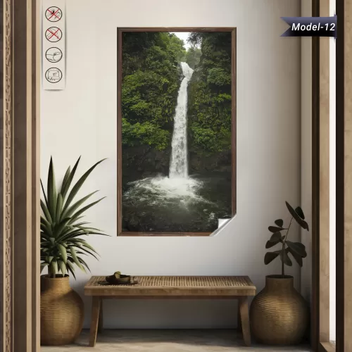 Statik Tutunma Özellikli Tablo - Poster Manzara (Model-12) 78 CM X 117 CM