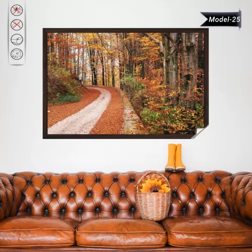Statik Tutunma Özellikli Tablo - Poster Manzara (Model-25) 78 CM X 117 CM