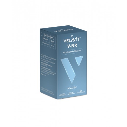 Velavit V-NR Nikotinamid Ribosid 300 mg 30 Kapsül | Vücudun Enerji Üretimini ve Hücresel Sağlığı Destekleyen Takviye Edici