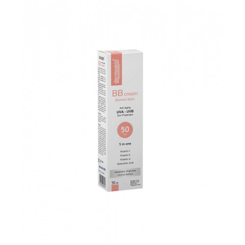 Dermoskin BB Cream (SPF 50) | Cilt Tonu Eşitleyici ve Güneşten Koruyucu Krem