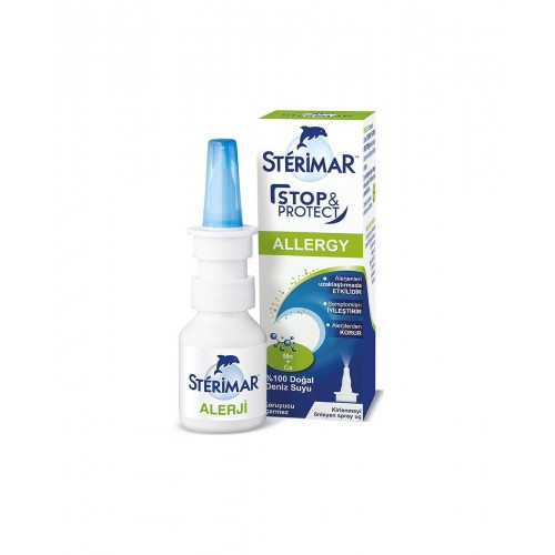 Sterimar Stop & Protect Alerji 20 ml | Burun Tıkanıklığı ve Alerjik Reaksiyonları Hafifletmeye Yardımcı Burun Spreyi