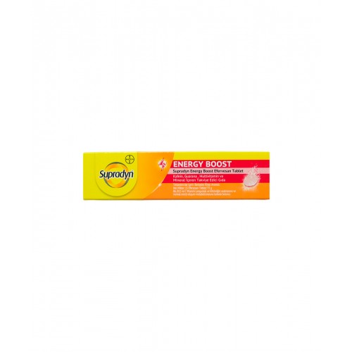 Supradyn Energy Boost Efervesan Tablet | Zindelik ve Canlılık Hissi Veren Takviye Edici Gıda
