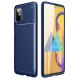 Newface Samsung Galaxy M51 Kılıf Focus Karbon Silikon - Lacivert
