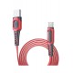 Konfulon DC-03 Süper Hızlı Type-C Kablo 1M 2.4A - Kırmızı