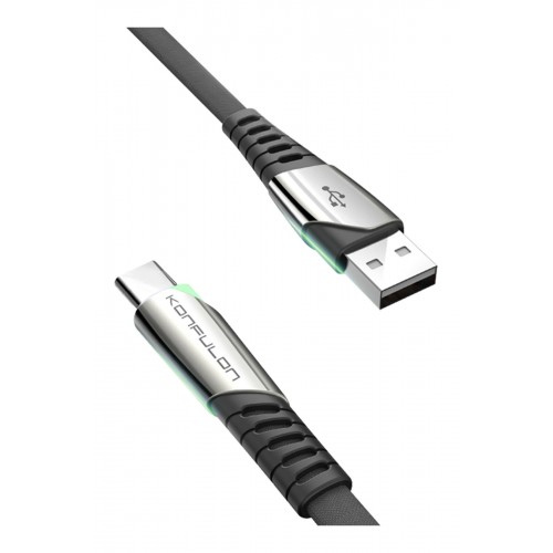 Konfulon DC-18 Type-C Kablo 1M 5A - Siyah