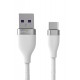 Konfulon S84 Seramik Uçlu Type-C 1M 3.1A - Beyaz