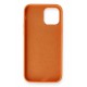 Newface iPhone 12 Kılıf Magneticsafe Lansman Silikon Kapak - Koyu Turuncu