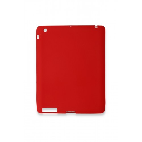 Newface iPad 2 9.7 Kılıf Evo Tablet Silikon - Kırmızı