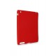 Newface iPad 4 9.7 Kılıf Evo Tablet Silikon - Kırmızı