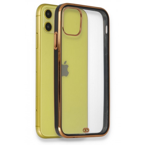 Newface iPhone 12 Kılıf Liva Silikon - Siyah