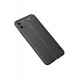 Newface Realme C11 2021 Kılıf Focus Derili Silikon - Siyah