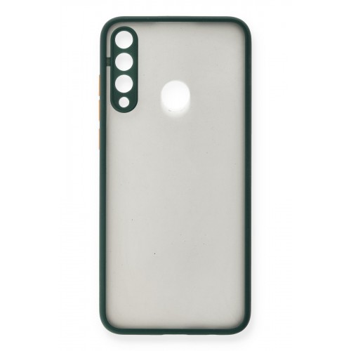 Newface Huawei Y6P Kılıf Montreal Silikon Kapak - Yeşil