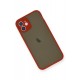 Newface iPhone 12 Kılıf Montreal Silikon Kapak - Kırmızı