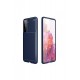 Newface Samsung Galaxy S21 Plus Kılıf Focus Karbon Silikon - Lacivert