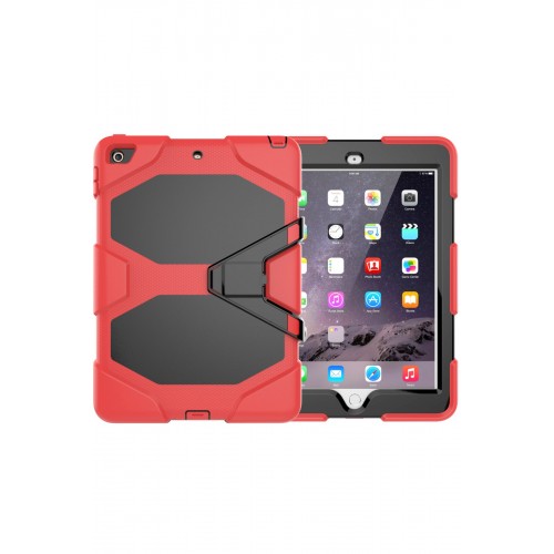Newface iPad Air 2 9.7 Kılıf Griffin Tablet Kapak - Kırmızı