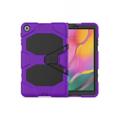 Newface Samsung Galaxy T510 Tab A 10.1 Kılıf Griffin Tablet Kapak - Mor