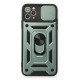 Newface iPhone 11 Pro Kılıf Pars Lens Yüzüklü Silikon - Yeşil