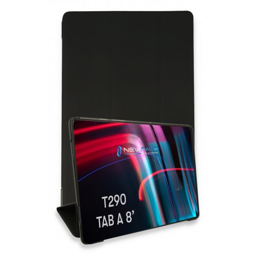 Newface Samsung Galaxy T290 Tab A 8 Kılıf Tablet Smart Kılıf - Siyah
