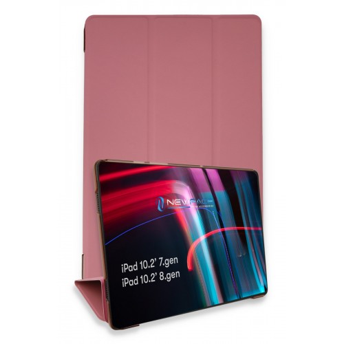 Newface iPad 10.2 (8.nesil) Kılıf Tablet Smart Kılıf - Pembe