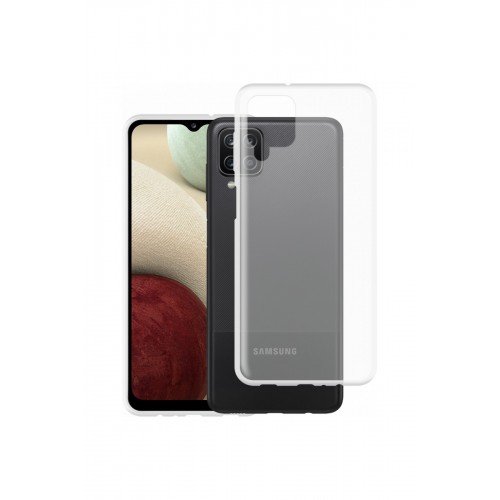 Newface Samsung Galaxy M12 Kılıf Lüx Şeffaf Silikon