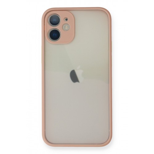 Newface iPhone 12 Kılıf Montreal Silikon Kapak - Pembe